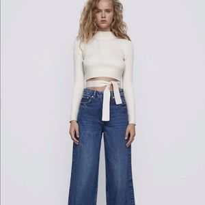 Zara backless sweater RARE